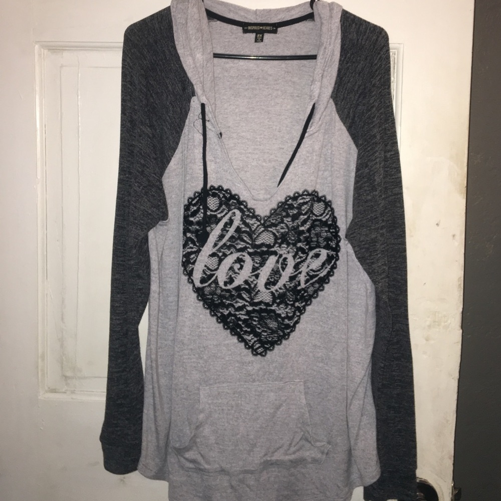 "Love" long sleeve hoodie